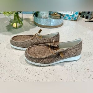 NWT Women’s Brown Slip-On Shoes - Size EU 42 - Faux Hey Dudes